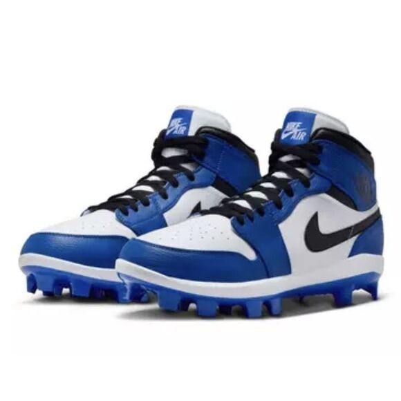 Air Jordan 1 Retro High MCS Game Royal Baseball Cleats AV5354-411 Men\'s Size 9 main image 8